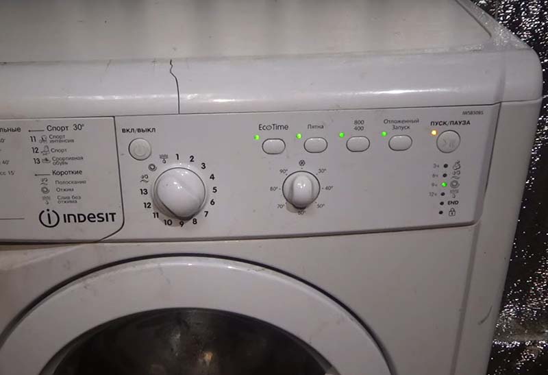 Почему моргает стиральная машина